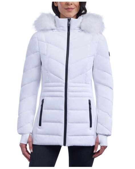 fluffy michael kors jacket|michael kors jackets canada.